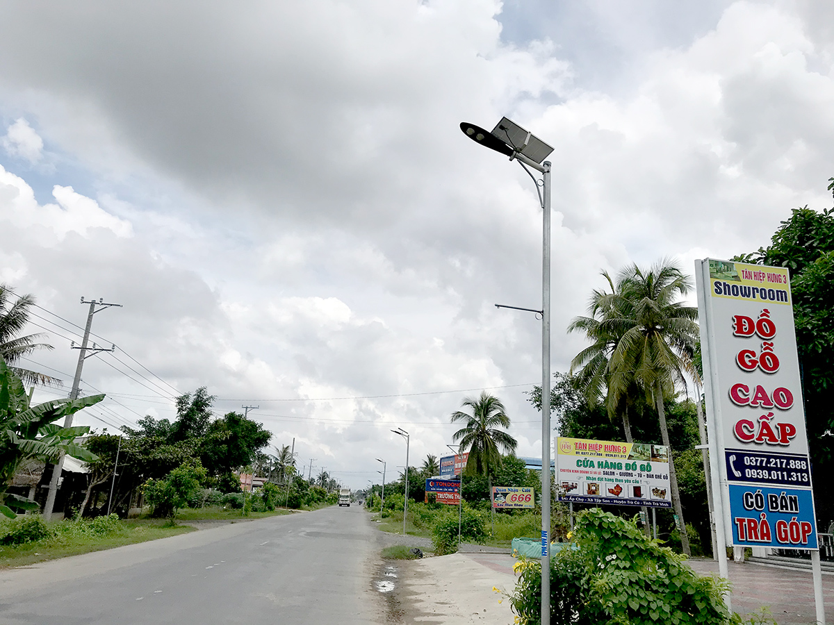 thi công đèn đường tại Trà Vinh